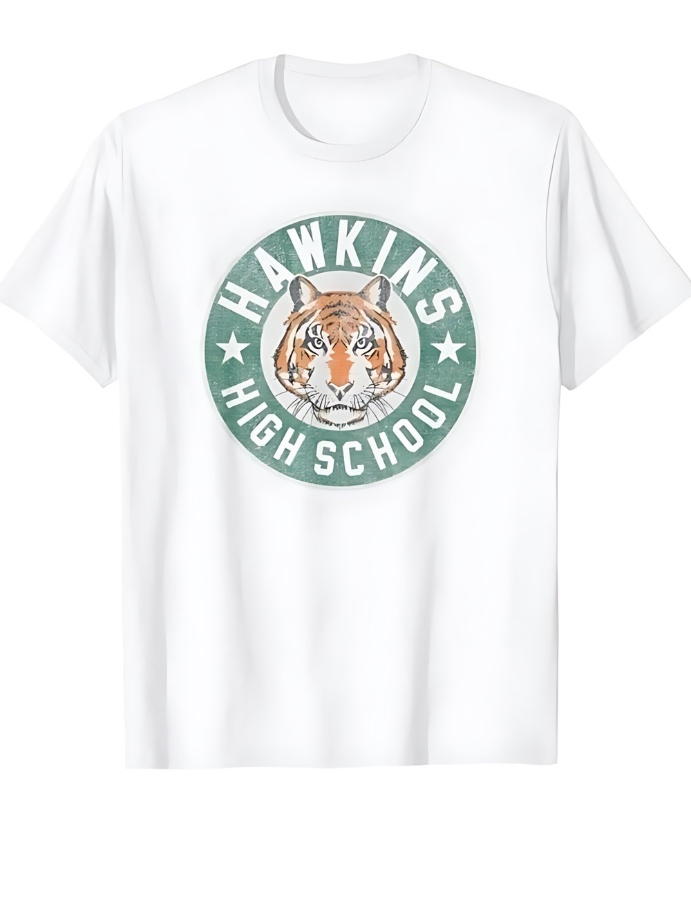 Stranger Things 4 Hawkins High School Tiger Circle Fan T-Shirt